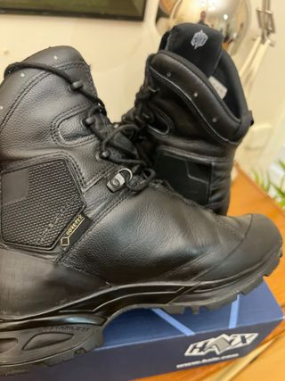 Botas Tácticas Haix Talla 43 Negras