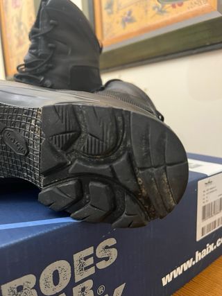 Botas Tácticas Haix Talla 43 Negras