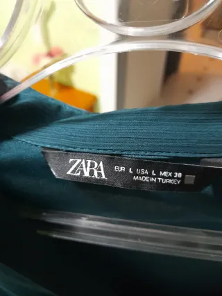 Vestido de fiesta verde azulado