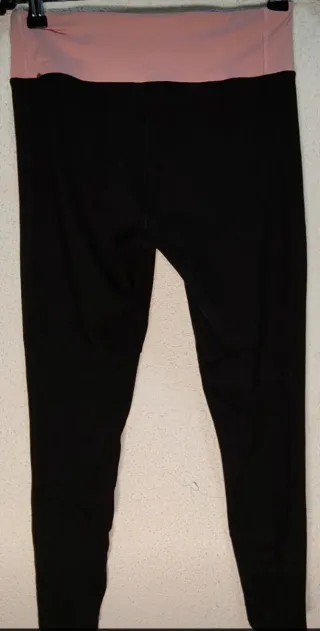 Leggings Puma Mujer Negro y Rosa