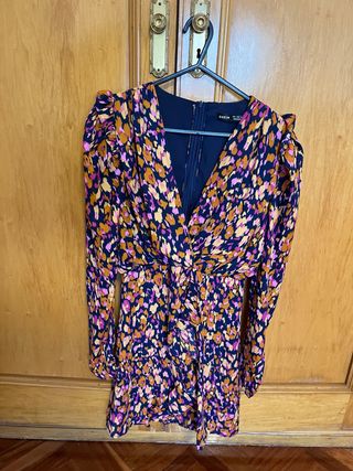 Vestido SHEIN estampado multicolor
