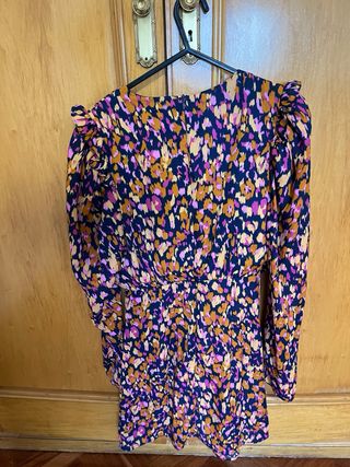 Vestido SHEIN estampado multicolor