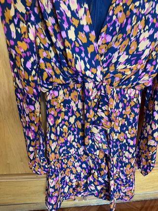 Vestido SHEIN estampado multicolor