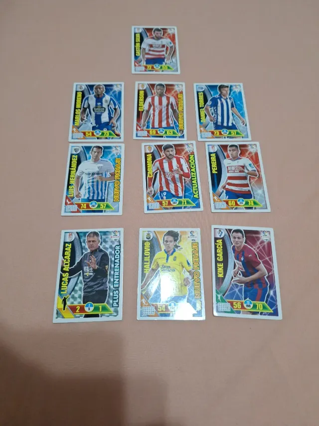Lote 10 cromos Liga 2016-17