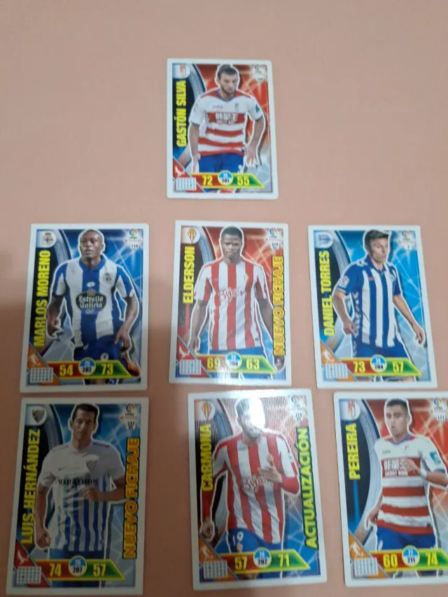 Lote 10 cromos Liga 2016-17