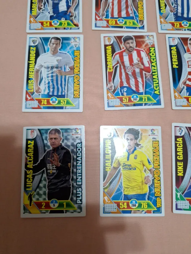 Lote 10 cromos Liga 2016-17