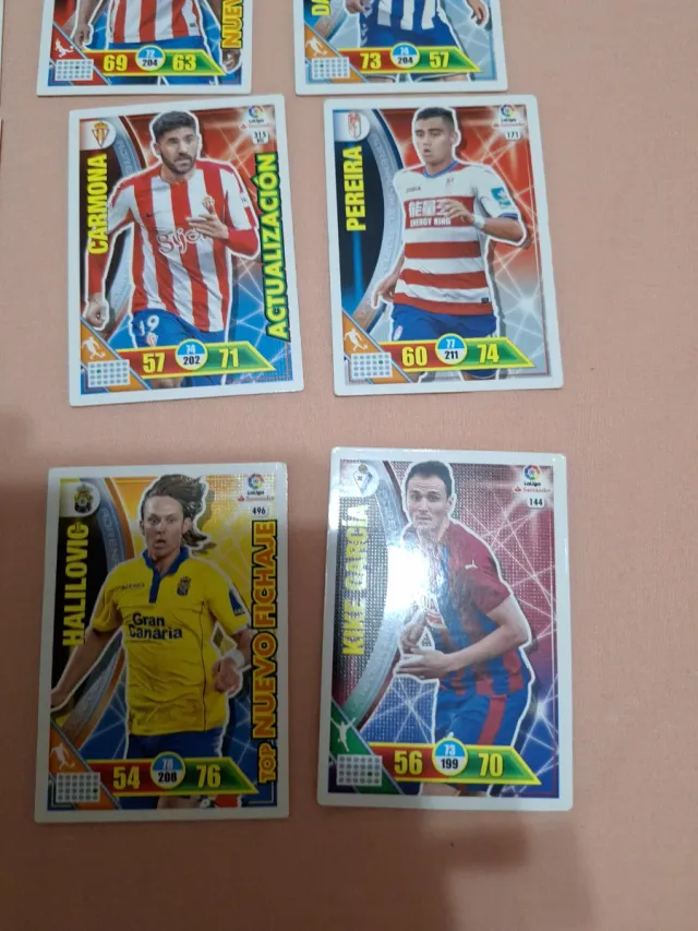 Lote 10 cromos Liga 2016-17
