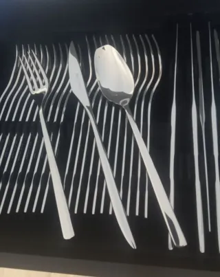 12 facas mesa 12 garfos mesa 12 colheres mesa