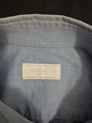 Camicia uomo Prada blu