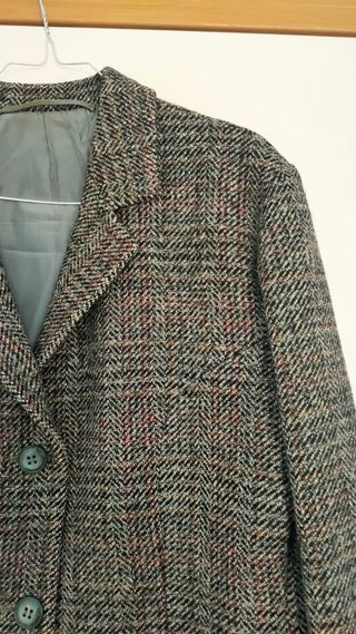 Giacca Principe di Galles Vintage Tg 46