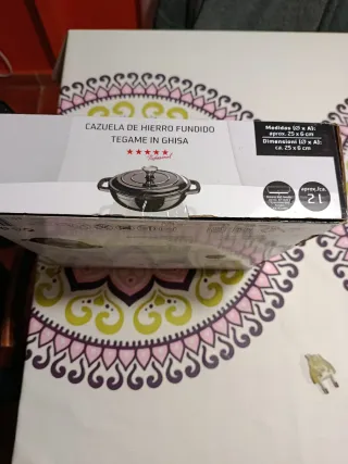 Olla Hierro Fundido Ernesto 2L Negra Nueva