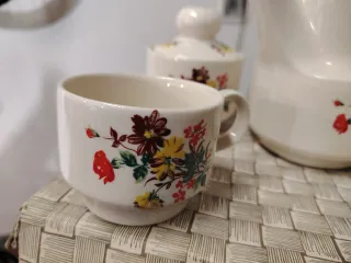 Set Teiera Ceramica Fiori
