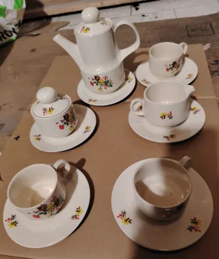 Set Teiera Ceramica Fiori