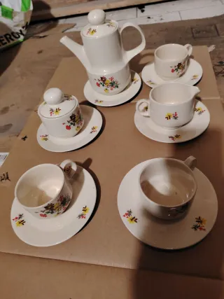 Set Teiera Ceramica Fiori