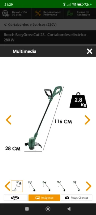 Corta filos Bosch Easy