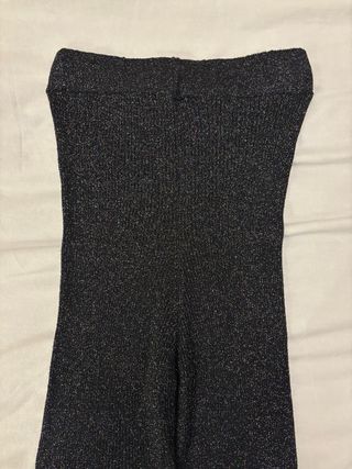 Leggings canalé purpurina