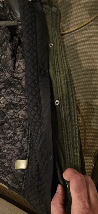 Parka Scotch & Soda Verde Militar Mujer