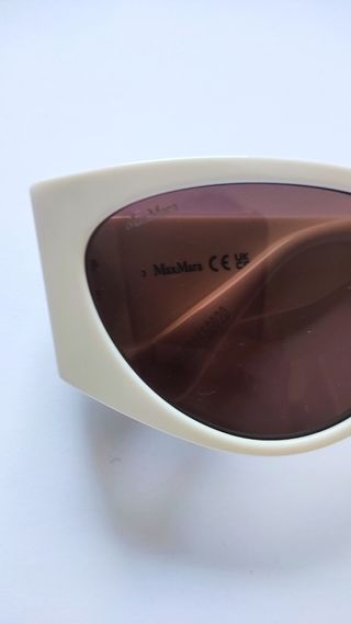 Occhiali da sole Max Mara bianchi