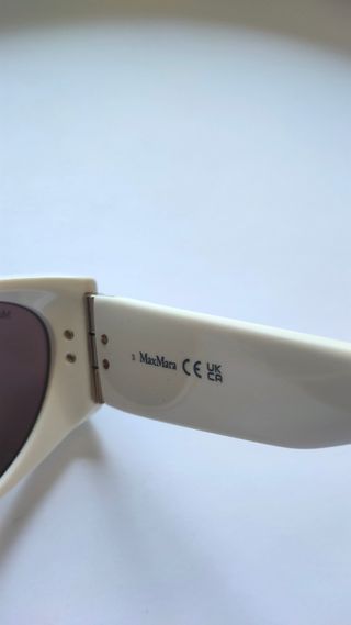 Occhiali da sole Max Mara bianchi