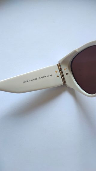 Occhiali da sole Max Mara bianchi