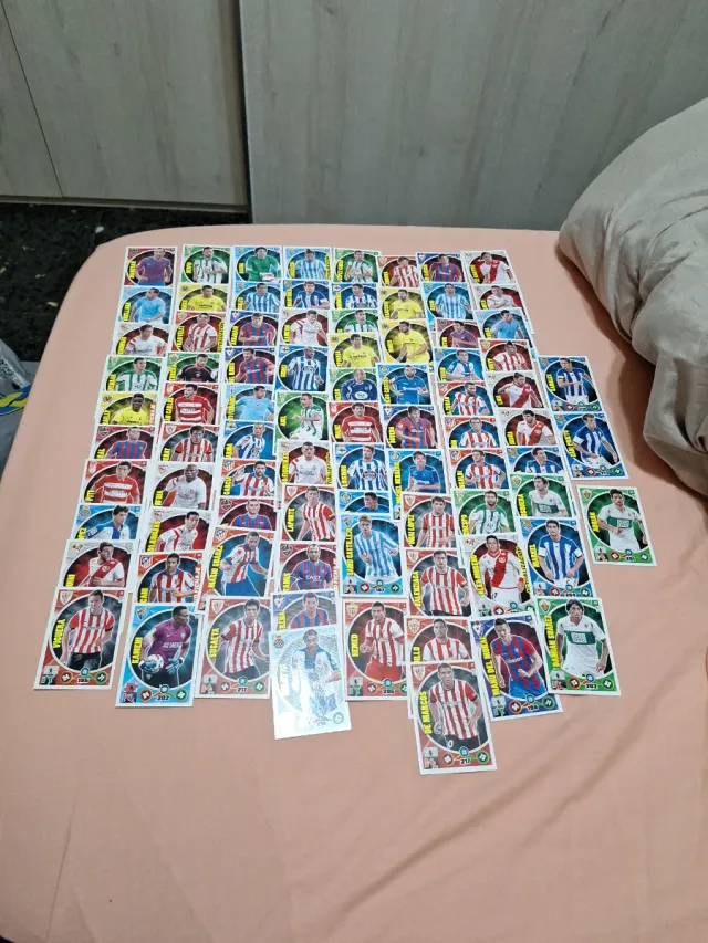 Lote 83 cromos Liga 2014-2015