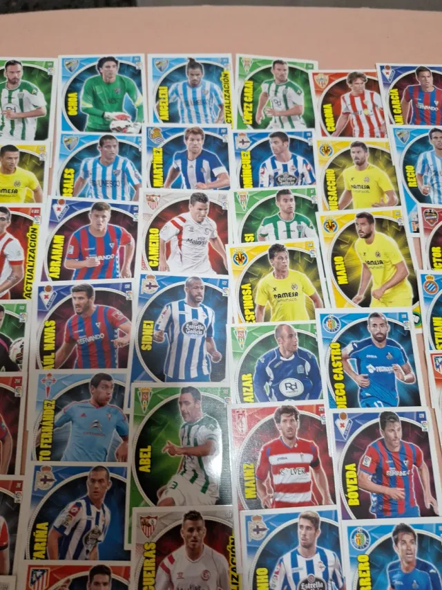 Lote 83 cromos Liga 2014-2015
