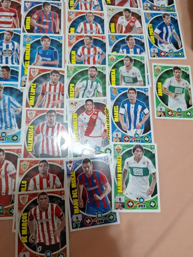 Lote 83 cromos Liga 2014-2015