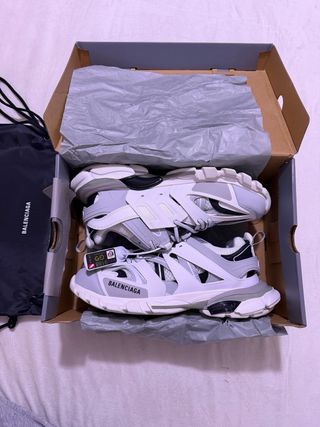 Balenciaga Track Scarpe Grigio Bianco Tg 44