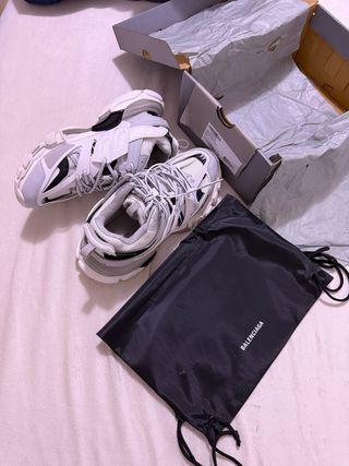 Balenciaga Track Scarpe Grigio Bianco Tg 44