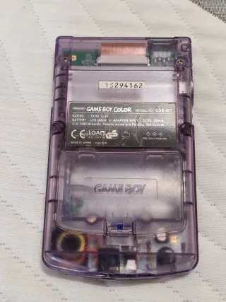 Consola Game Boy Color Transparente Completa