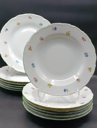 Set platos porcelana Carlsbad