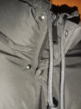 Abrigo Zara Negro Hombre