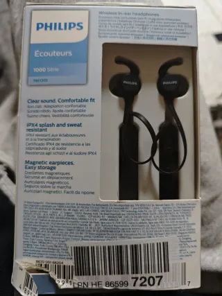 Auriculares Inalámbricos Philips TAE1205 Negros