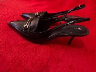 Zapatos Zara Negros Tacón Bajo