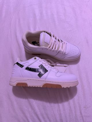 Off-White Scarpe Bianche Beige