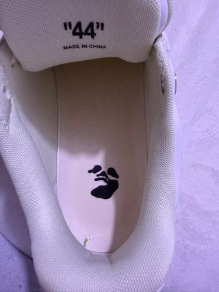 Off-White Scarpe Bianche Beige