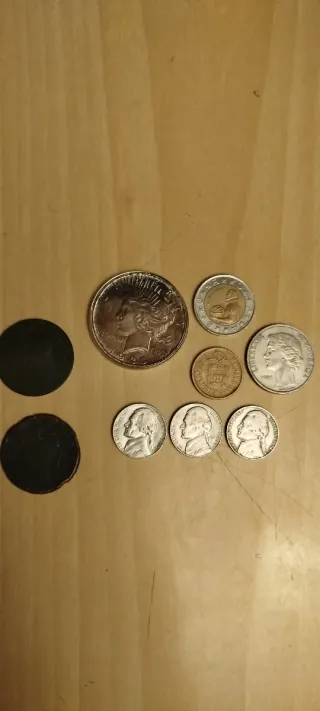 Lote de monedas antiguas