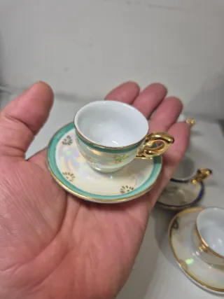 Set 6 Tazzine Caffè Adamo Gold Collection