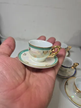 Set 6 Tazzine Caffè Adamo Gold Collection