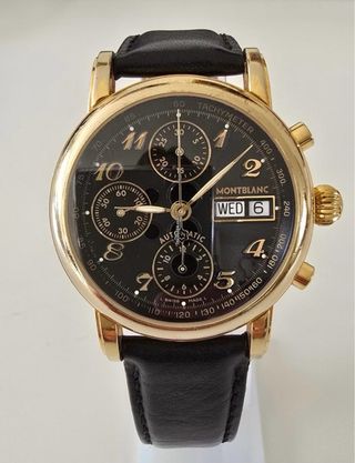 Reloj Montblanc Star Cronógrafo Oro Negro