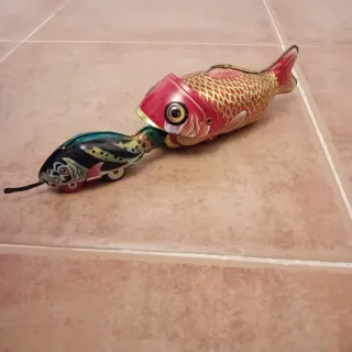 Collezione Giocattoli di Latta con Meccanismo a Molla