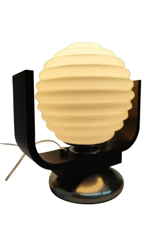 Lâmpada Vintage Vidro opalino , Metal