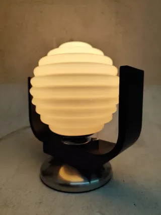 Lâmpada Vintage Vidro opalino , Metal