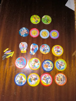 Lote Tazos Rollers X-treme, Medabots, Sonic X