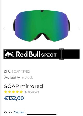 Occhiali da sci Red Bull Spect