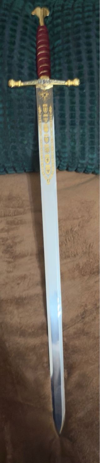 Réplica Espada Carlos V Acero Toledano (120cm.)