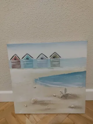 Cuadro Playa Acrílico