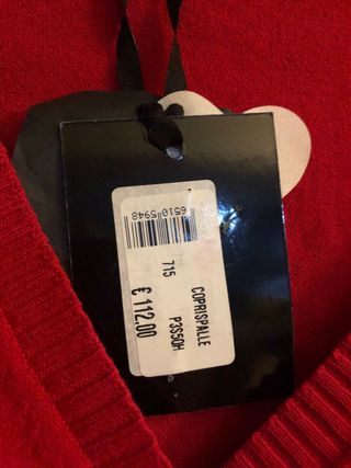 Coprispalle cardigan rosso