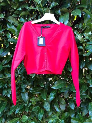 Coprispalle cardigan rosso