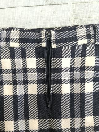 Falda Lana Virgen Cuadros Escoceses Talla 48